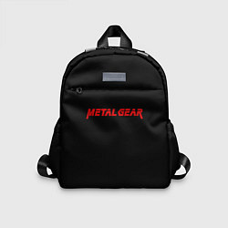 Детский рюкзак Metal gear red logo