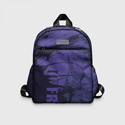 Детский рюкзак Абстрактное лицо девушки на фиолетовом - abstract, цвет: 3D-принт