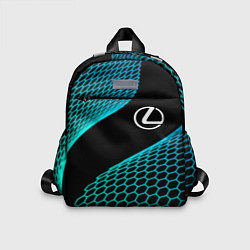 Детский рюкзак Lexus electro hexagon, цвет: 3D-принт