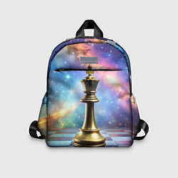 Детский рюкзак Золотой король - шахматы, цвет: 3D-принт