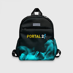 Детский рюкзак Portal fire blue, цвет: 3D-принт