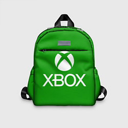 Детский рюкзак X-box logo green, цвет: 3D-принт