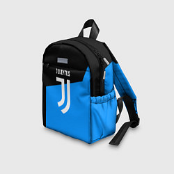 Детский рюкзак Ювентус спорт геометрия, цвет: 3D-принт — фото 2