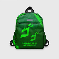 Детский рюкзак JoJo Bizarre Adventure - green gradient, цвет: 3D-принт