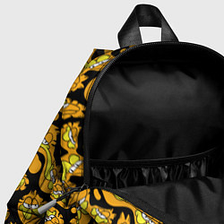 Детский рюкзак Гарфилд паттерн, цвет: 3D-принт — фото 2