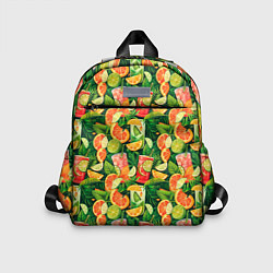 Детский рюкзак Летний лимонад паттерны, цвет: 3D-принт