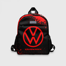 Детский рюкзак Volkswagen - red gradient, цвет: 3D-принт