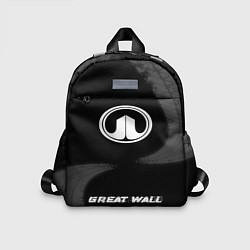 Детский рюкзак Great Wall speed на темном фоне со следами шин по-, цвет: 3D-принт