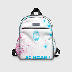 Детский рюкзак AC Milan neon gradient style по-центру, цвет: 3D-принт