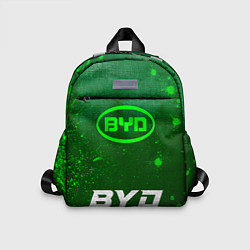 Детский рюкзак BYD - green gradient по-центру, цвет: 3D-принт