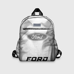 Детский рюкзак Ford - white gradient по-центру, цвет: 3D-принт