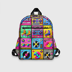 Детский рюкзак Вибрации 90-х вечеринка в стиле ретро
