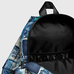 Детский рюкзак Пэчворк из Minecraft, цвет: 3D-принт — фото 2