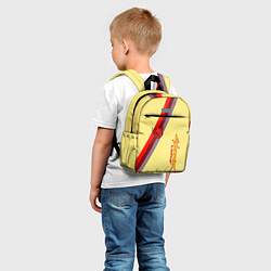 Детский рюкзак Samurai geometry steel, цвет: 3D-принт — фото 2