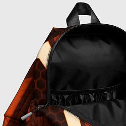 Детский рюкзак Half life geometry steel metal, цвет: 3D-принт — фото 2