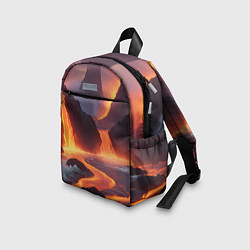 Детский рюкзак Текущая лава, цвет: 3D-принт — фото 2