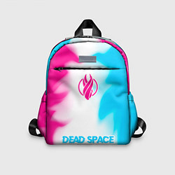 Детский рюкзак Dead Space neon gradient style по-центру, цвет: 3D-принт