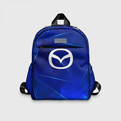 Детский рюкзак Mazda blue poly, цвет: 3D-принт