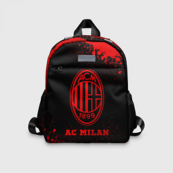 Детский рюкзак AC Milan - red gradient, цвет: 3D-принт