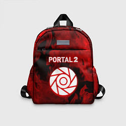 Детский рюкзак Portal2 огненный стиль