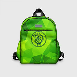 Детский рюкзак Manchester City green poly, цвет: 3D-принт