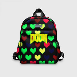 Детский рюкзак Doom кислотные сердца