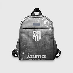 Детский рюкзак Atletico Madrid - grey gradient по-центру, цвет: 3D-принт