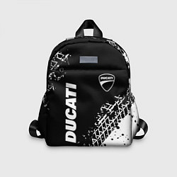 Детский рюкзак Ducati - следы от шин, цвет: 3D-принт