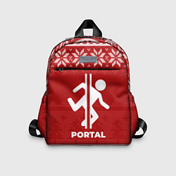 Детский рюкзак Новогодний Portal, цвет: 3D-принт
