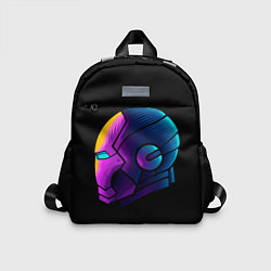 Детский рюкзак Неоновый железный человек, цвет: 3D-принт