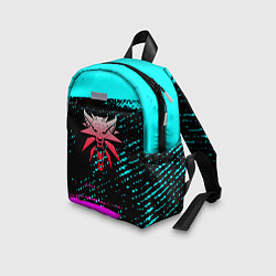 Детский рюкзак The Witcher неоновые краски, цвет: 3D-принт — фото 2