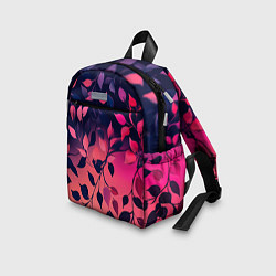 Детский рюкзак Листья на градиентном фоне -нейросеть, цвет: 3D-принт — фото 2