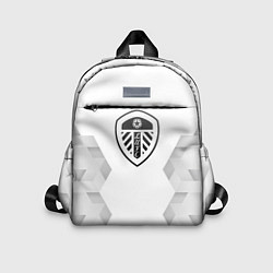 Детский рюкзак Leeds United white poly, цвет: 3D-принт