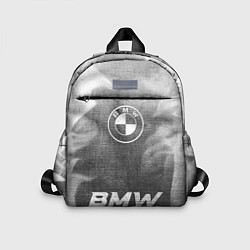 Детский рюкзак BMW - grey gradient по-центру, цвет: 3D-принт