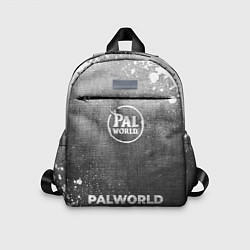 Детский рюкзак Palworld - grey gradient по-центру, цвет: 3D-принт