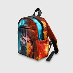 Детский рюкзак Mortal Kombat - Саб-зиро и Скорпион, цвет: 3D-принт — фото 2