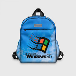 Детский рюкзак Windows 95 logo, цвет: 3D-принт