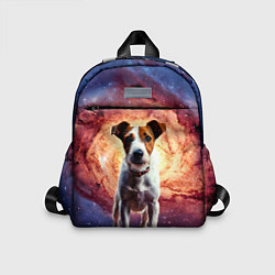 Детский рюкзак Фокстерьер в космосе