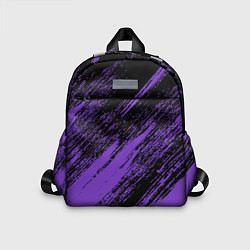 Детский рюкзак The color is purple and black, цвет: 3D-принт