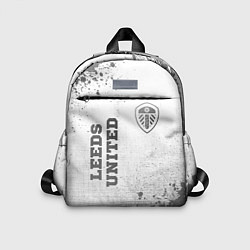 Детский рюкзак Leeds United - white gradient вертикально, цвет: 3D-принт