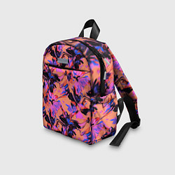 Детский рюкзак Абстрактные цветы - текучая краска, цвет: 3D-принт — фото 2