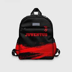 Детский рюкзак Juventus - red gradient посередине, цвет: 3D-принт