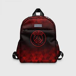Детский рюкзак PSG red poly, цвет: 3D-принт