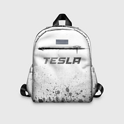 Детский рюкзак Tesla - white gradient посередине, цвет: 3D-принт