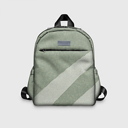 Детский рюкзак Светлый серо-зелёный абстрактный