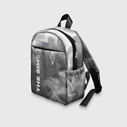 Детский рюкзак The Sims - grey gradient вертикально, цвет: 3D-принт — фото 2