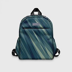 Детский рюкзак Зеленовато-синий полосы