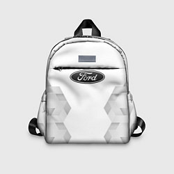 Детский рюкзак Ford white poly, цвет: 3D-принт