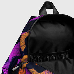 Детский рюкзак Неоновый леопардовый узор, цвет: 3D-принт — фото 2