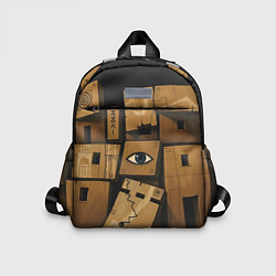Детский рюкзак Коробки и глаз, цвет: 3D-принт